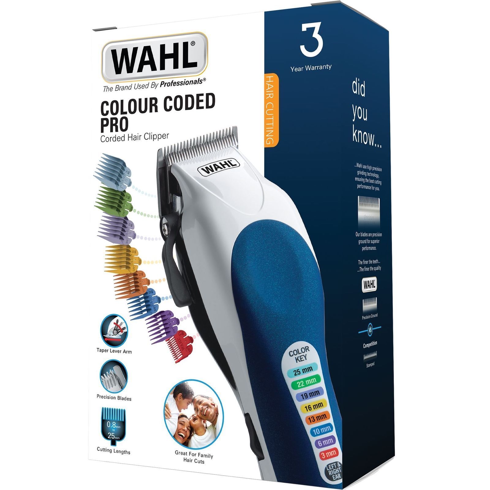  Tondeuse à cheveux filaire - Colour Coded Pro - 79300-1616 WAHL