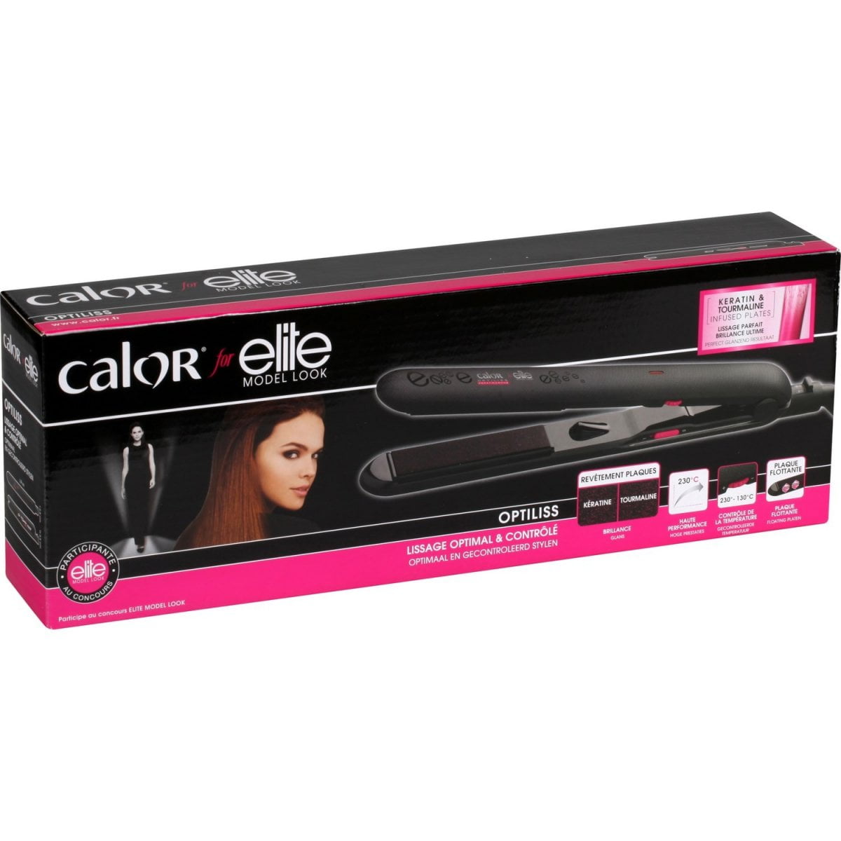  Lisseur à cheveux CALOR for Elite SF3122C0 - Kératine / Tourmaline
