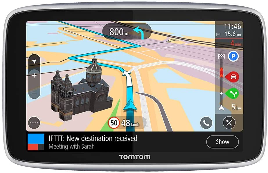  TomTom GPS Voiture GO Premium 5 Pouces avec kit mains libres