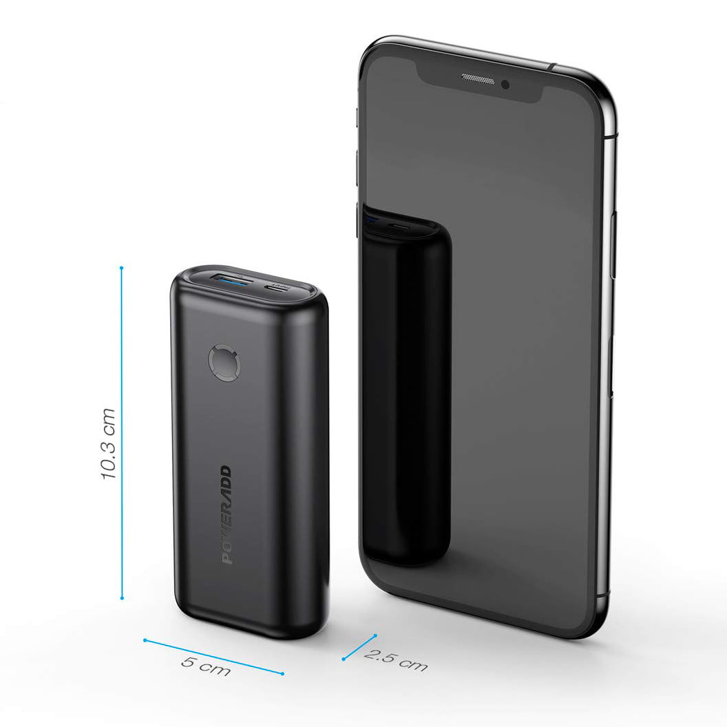  Batterie Externe EnergyCell - Format mini - 10.000mAh - POWERADD