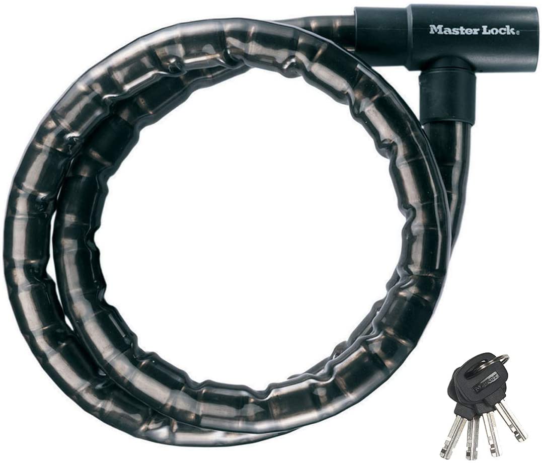  Antivol câble pour vélo ou scooter - MASTER LOCK 1,2m