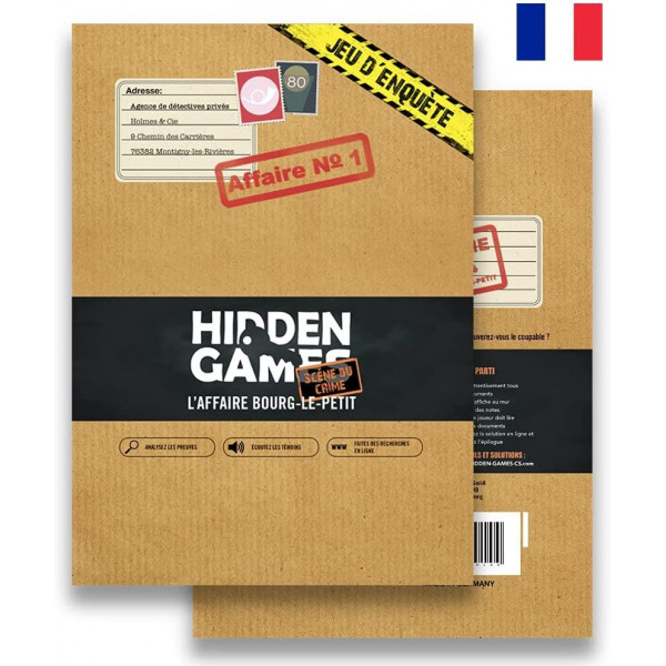  Hidden Games : Scène du Crime - L’Affaire BOURG-Le-Petit