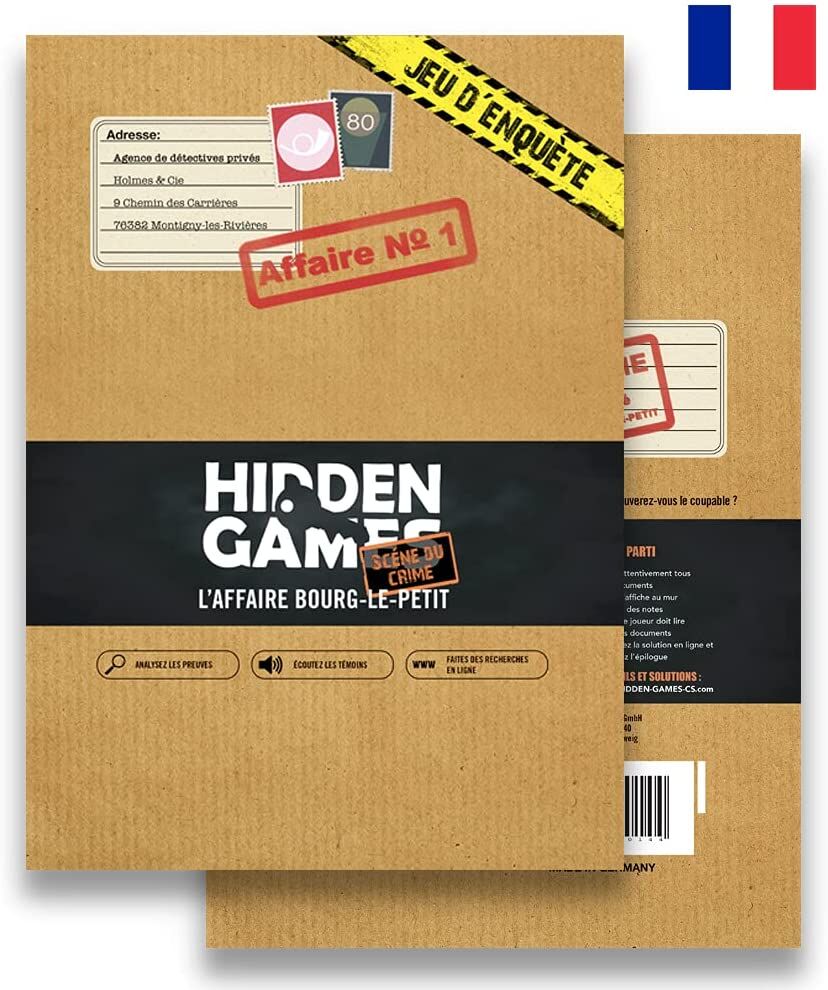  Hidden Games : Scène du Crime - L’Affaire BOURG-Le-Petit