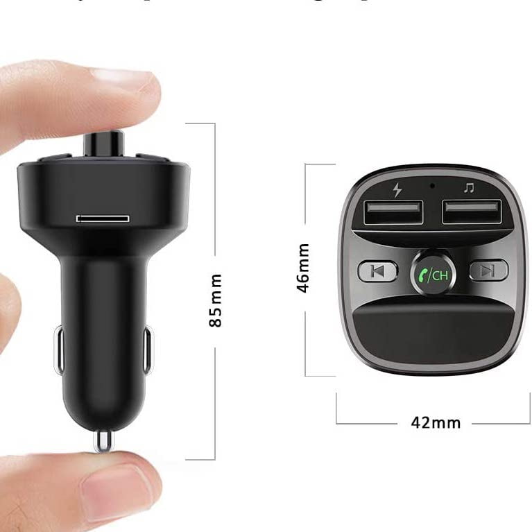  Transmetteur FM Bluetooth 4.2 - Kit mains libres - BOVON