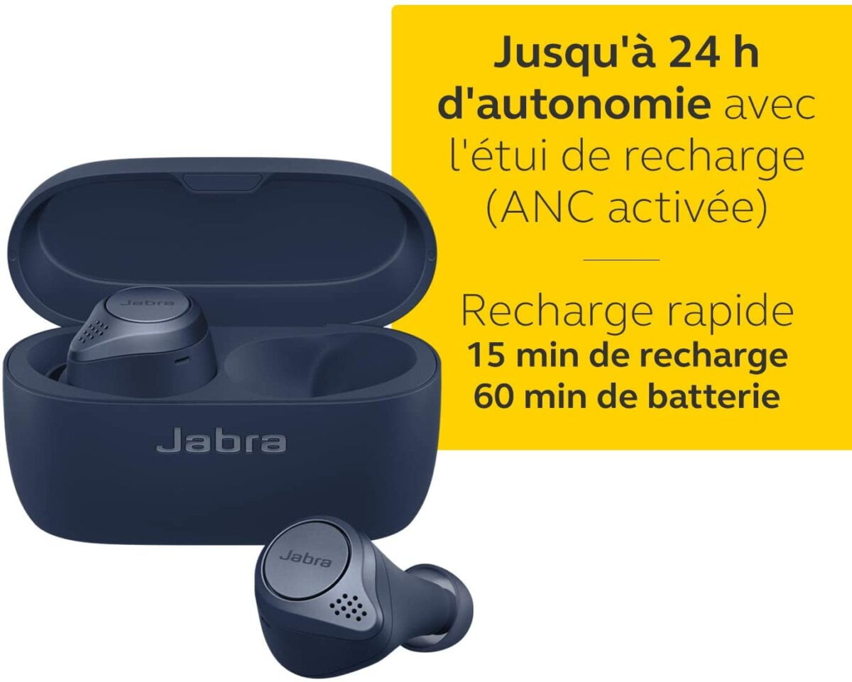  Ecouteurs Bluetooth intra-auriculaires - Elite 75t - JABRA