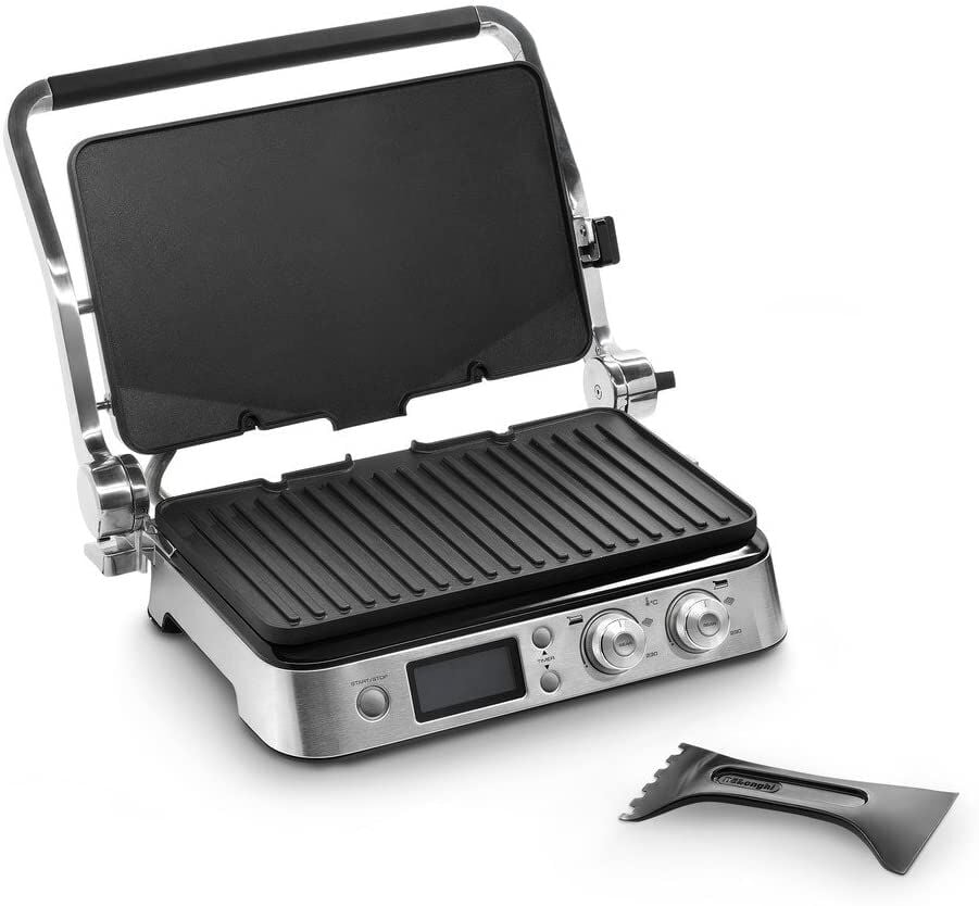  Grill polyvalent 2000W : Croque-Monsieur, Plancha... De Longhi 1012.D