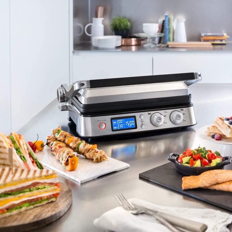  Grill polyvalent 2000W : Croque-Monsieur, Plancha... De Longhi 1012.D