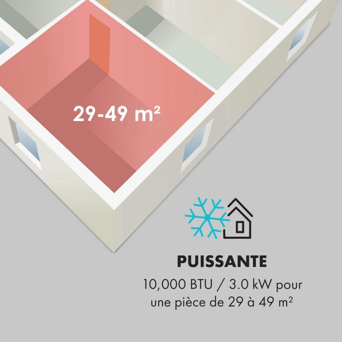  Climatiseur mobile - KLARSTEIN Metrobreeze - 10000 BTU Classe A+