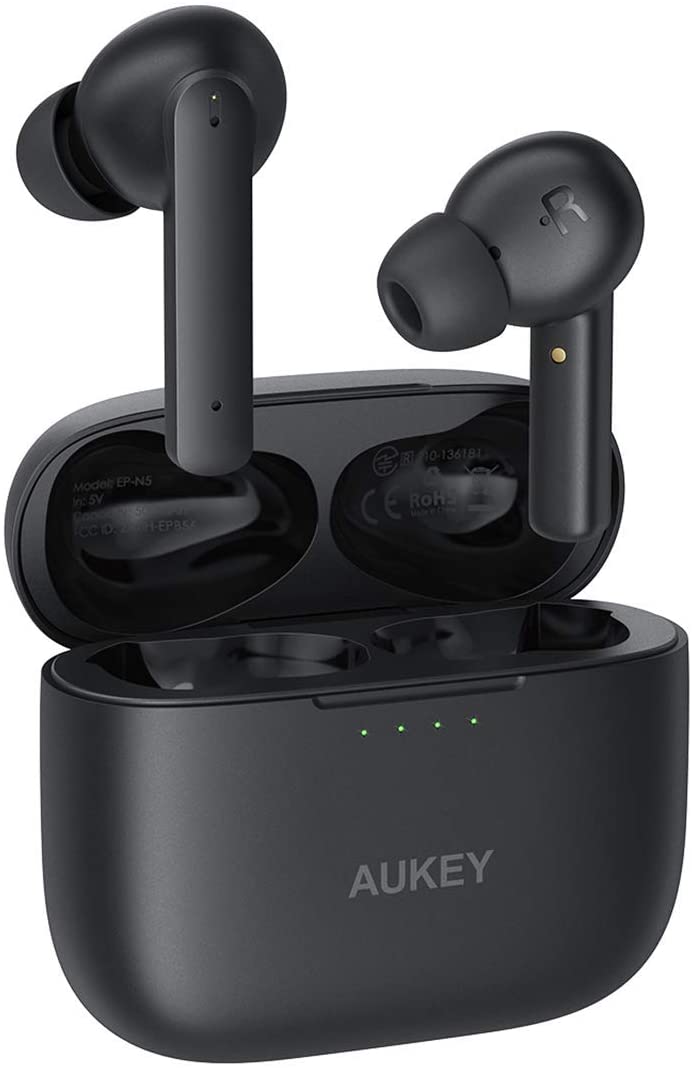  Écouteurs Bluetooth sans Fil avec boîtier - EP-N5 - Coloris Noir - AUKEY