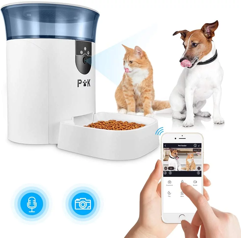 Guide des Meilleurs Distributeurs de Croquettes Chat et Chien - Guides d'achat et Idées Cadeaux pour toute la famille Distributeur automatique de croquettes connecté pour chat et chien