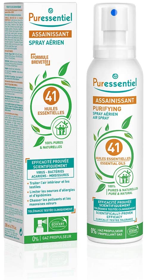  Spray Assainissant aux 41 Huiles Essentielles - PURESSENTIEL