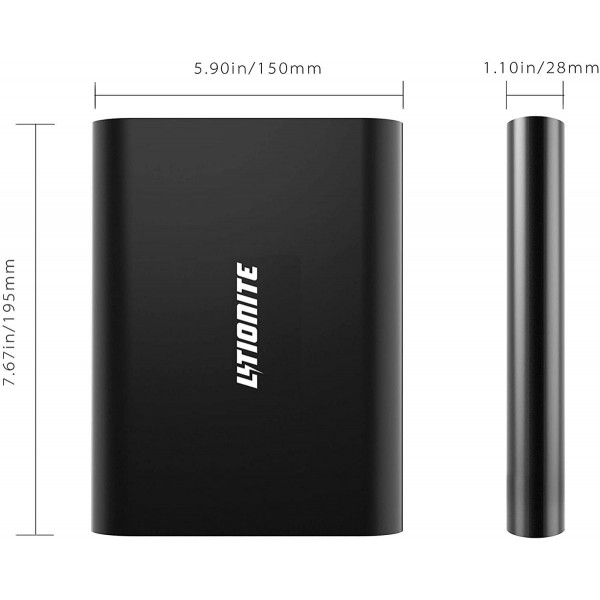  Batterie externe très haute capacité : 50.000 mAh USB Type C - Litionite Tanker
