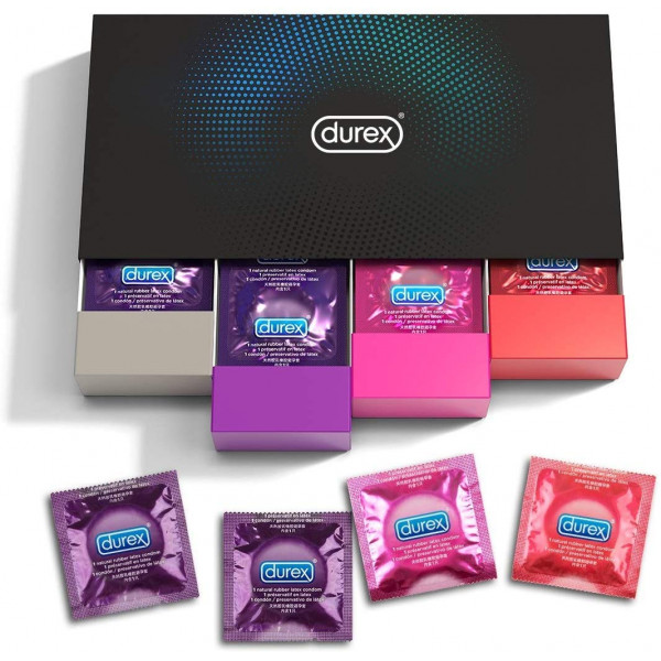 coffret de préservatif MANIX - 4 modèles différents Assortiment de 40 préservatifs DUREX - Fun Explosion