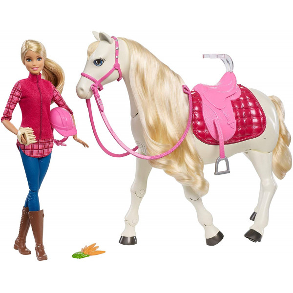  Poupée Barbie Dreamhorse - Barbie et le Cheval interactif - Jouet