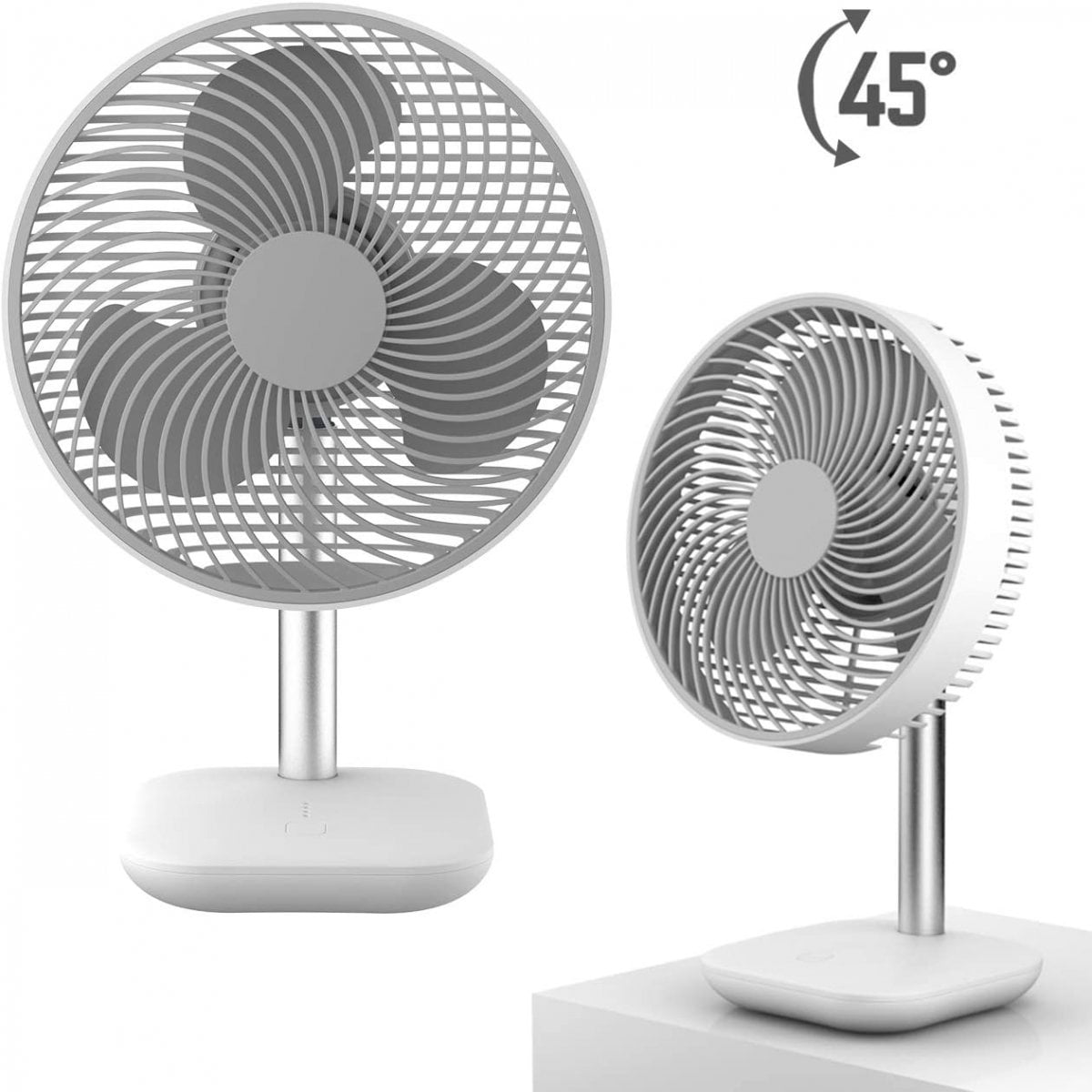  Mini-Ventilateur de table design - Petit format - 4 vitesses - Usb - Homealexa