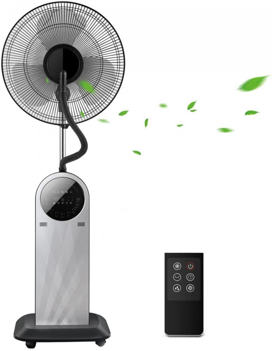 Ventilateur avec Brumisateur d'intérieur - Télécommande et Affichage LED - Aigostar Forest Mist 33JTU