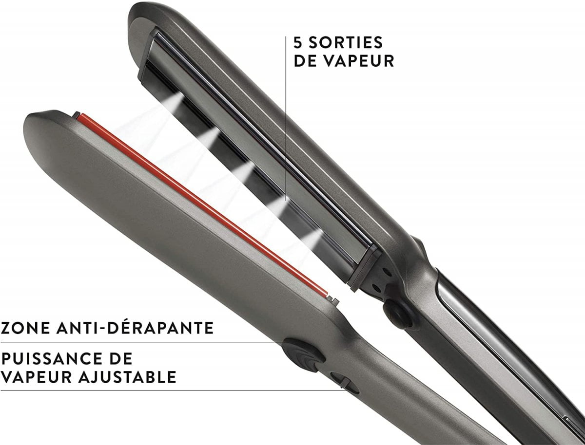  Lisseur à cheveux vapeur et infrarouge - STEAM PROTECT - Jean-Louis David