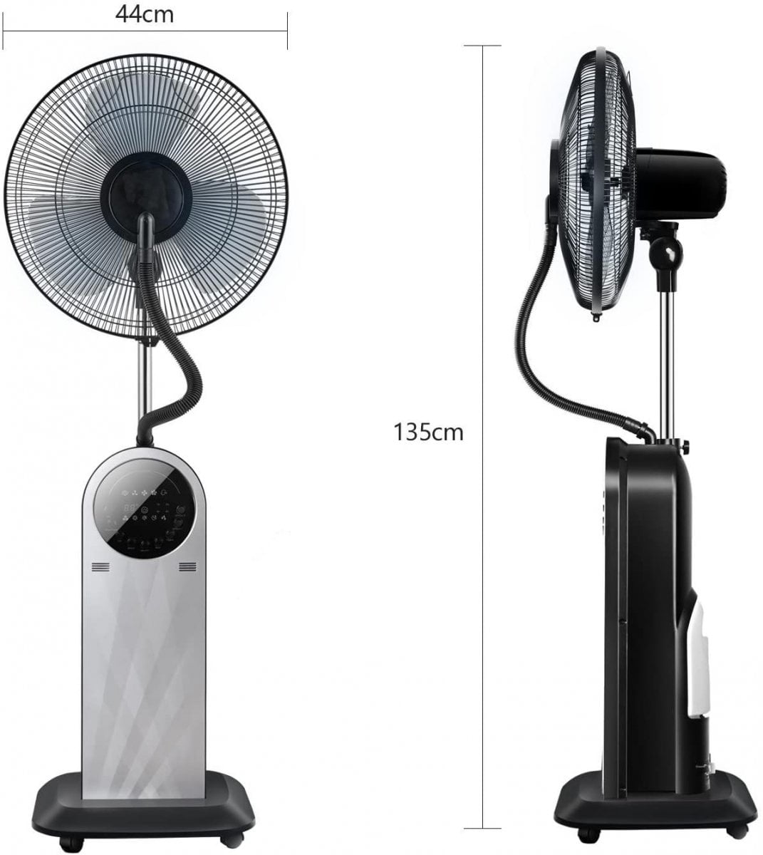  Ventilateur avec Brumisateur d'intérieur - Télécommande et Affichage LED - Aigostar Forest Mist 33JTU