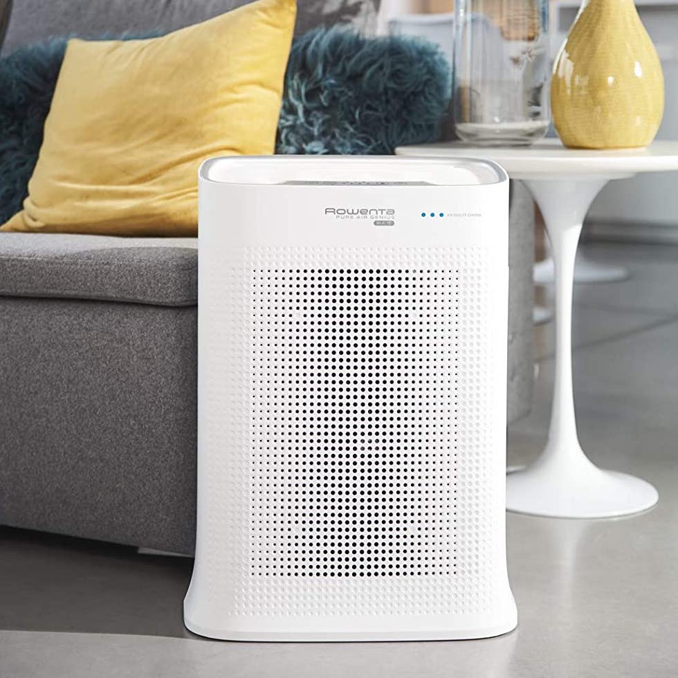  Purificateur d'Air Connecté - 4 Filtres dont Allergy+ Pure Air Genius PU3080 Rowenta