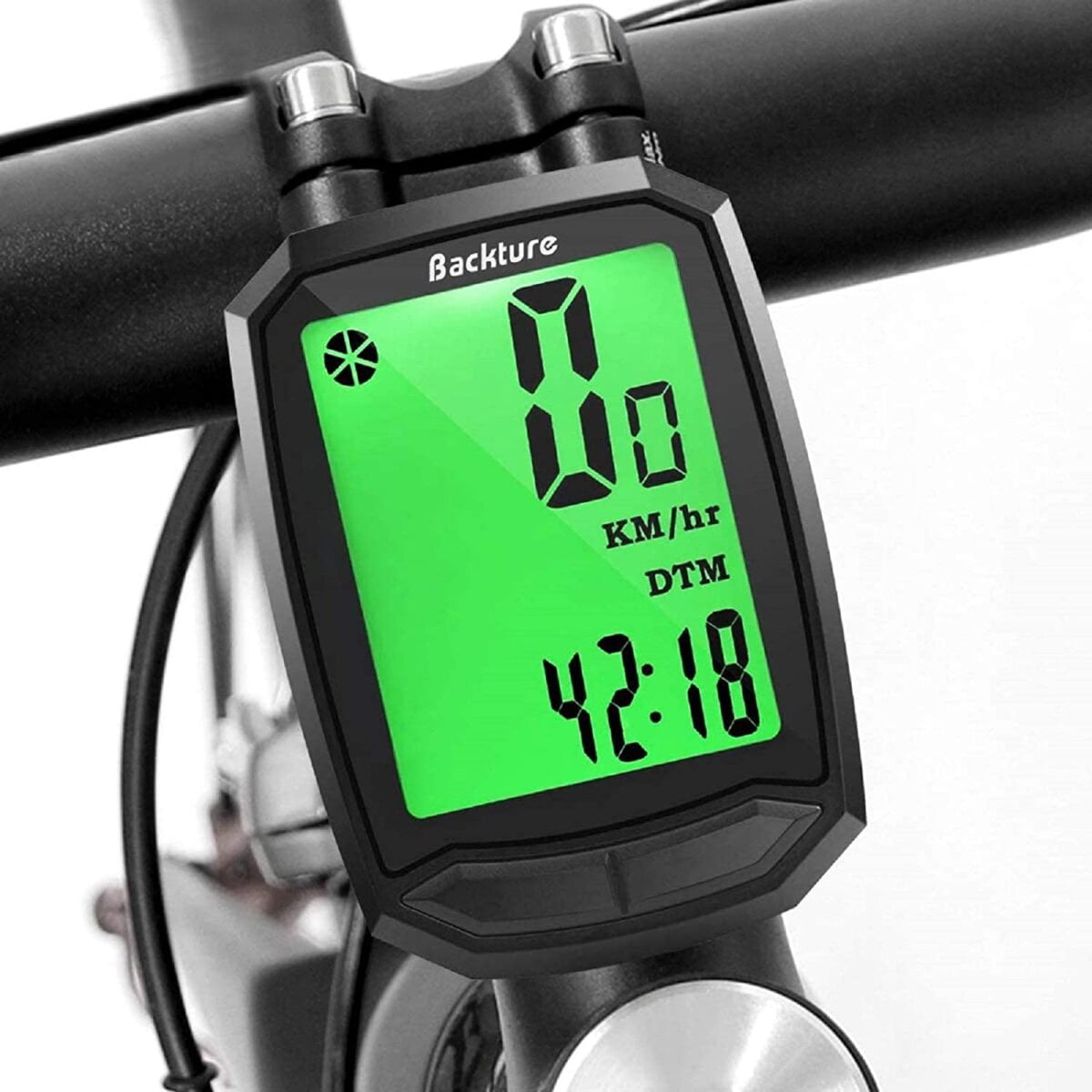  Compteur vélo à grand écran LCD rétro-éclairé - Capteur sans fil