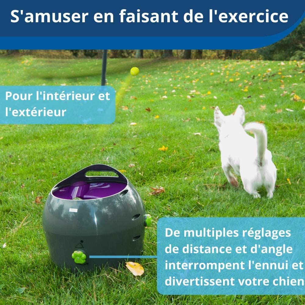  Lanceur de balles de tennis - jouet pour chien