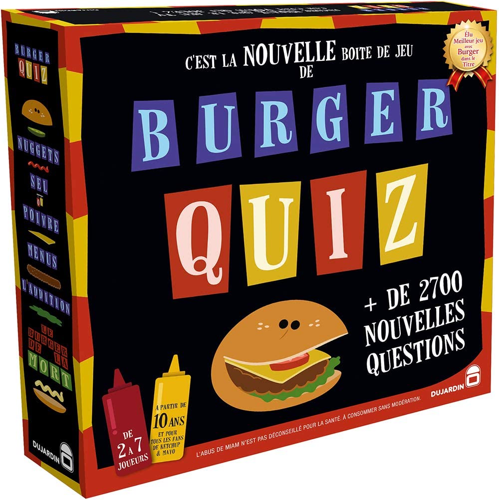  Burger Quiz - Le jeu de société délirant - Nouvelle Édition