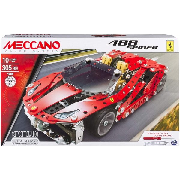  Meccano Ferrari 488 Spider - Jeu de construction automobile