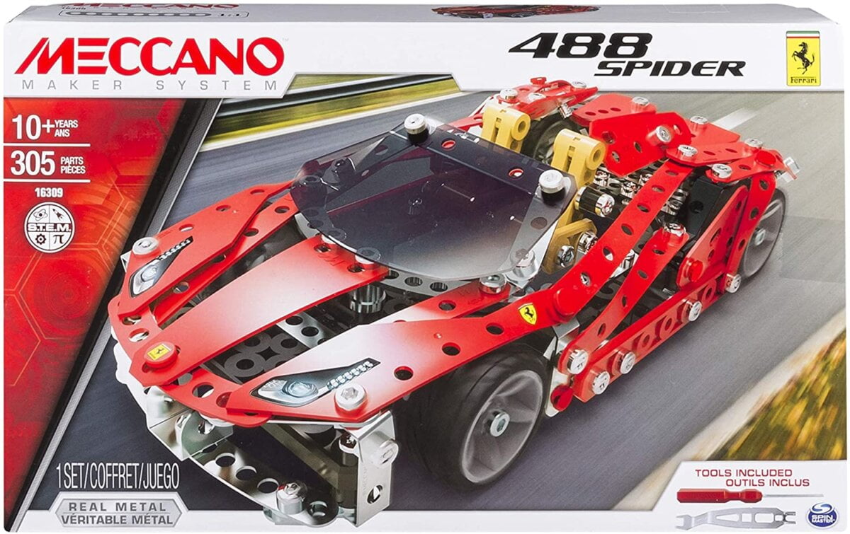  Meccano Ferrari 488 Spider - Jeu de construction automobile