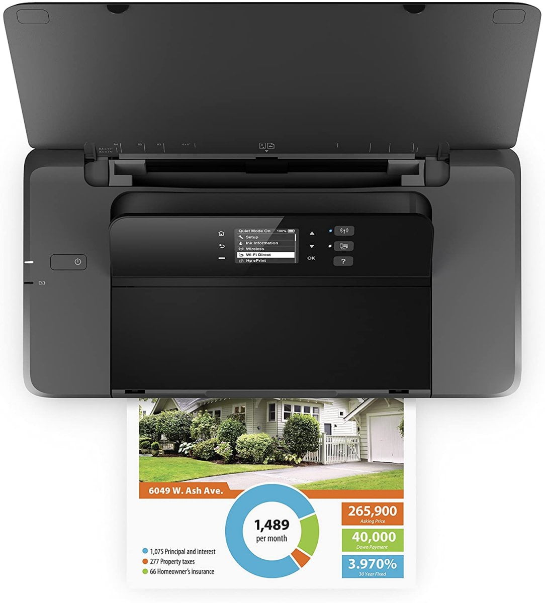  Imprimante portable sur batterie - HP OfficeJet 200 - Jet d'encre