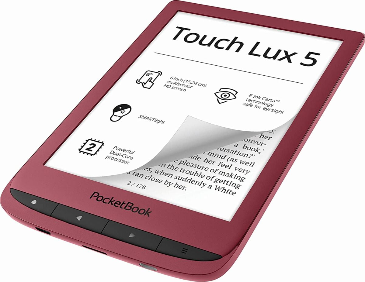  Liseuse Pocketbook Touch Lux 5 - 6 pouces Smartlight
