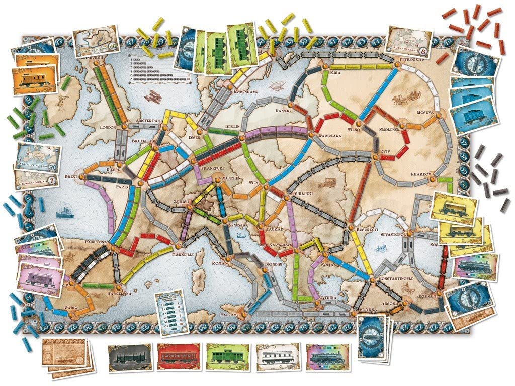  Jeu de société - Les Aventuriers du Rail - Edition Europe