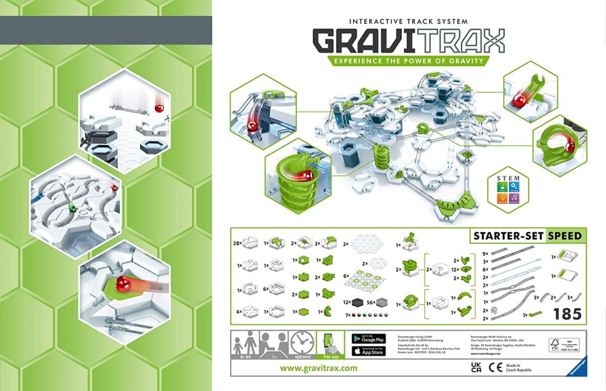  GraviTrax - Starter Kit 185 pièces - Circuit de billes