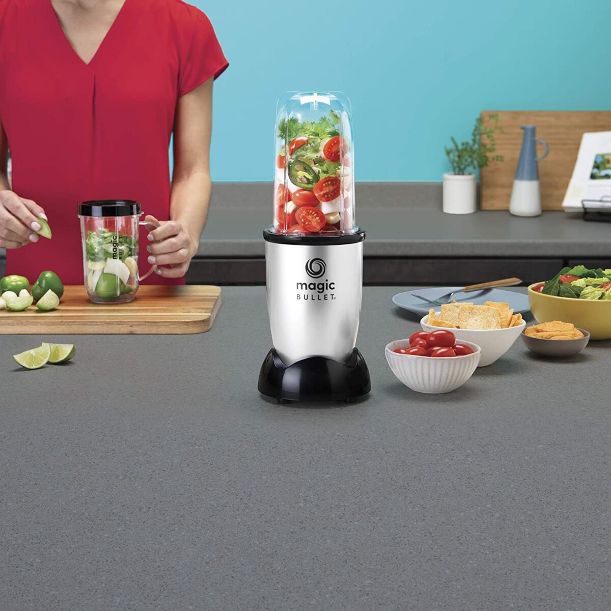  NutriBullet Magic Bullet Mini - Blender Électrique spécial Smoothies - 2 gobelets