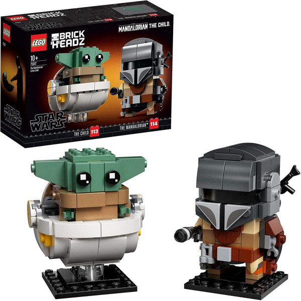  LEGO BrickHeadz Star Wars Le Mandalorien - 2 personnages