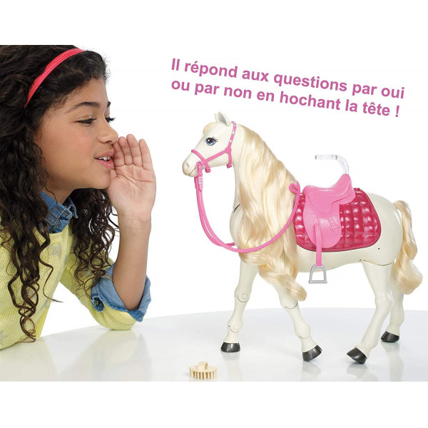  Poupée Barbie Dreamhorse - Barbie et le Cheval interactif - Jouet