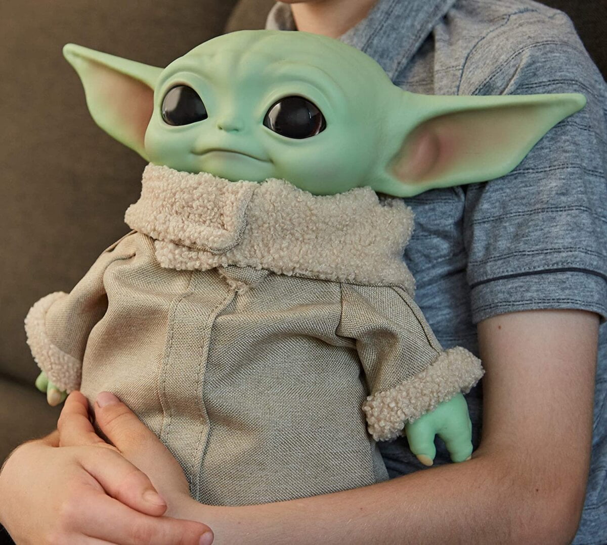  Peluche figurine - Bébé Yoda Star Wars, 28 cm - Mattel