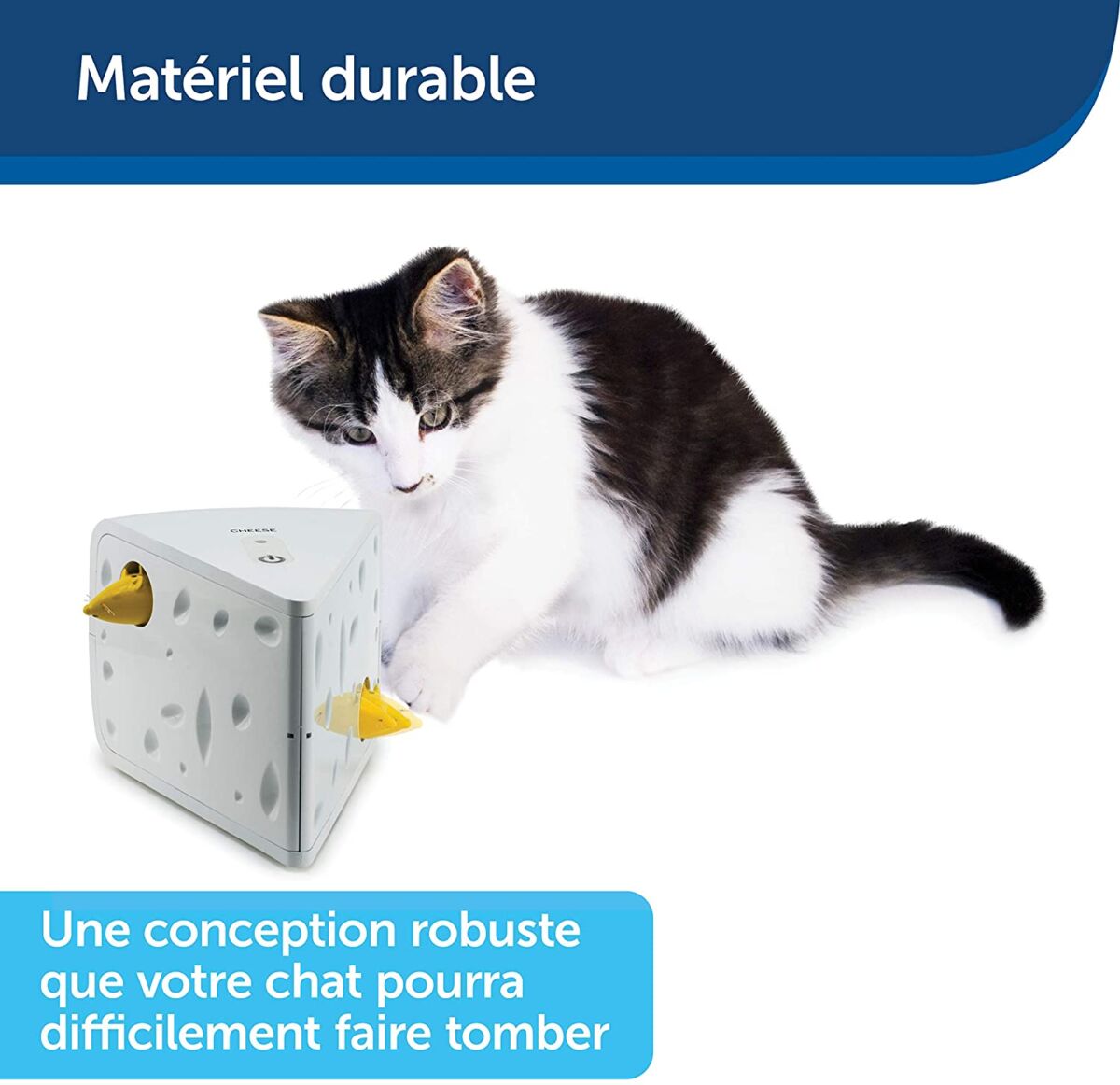  Jouet interactif pour chat - Souris et Fromage - PetSafe