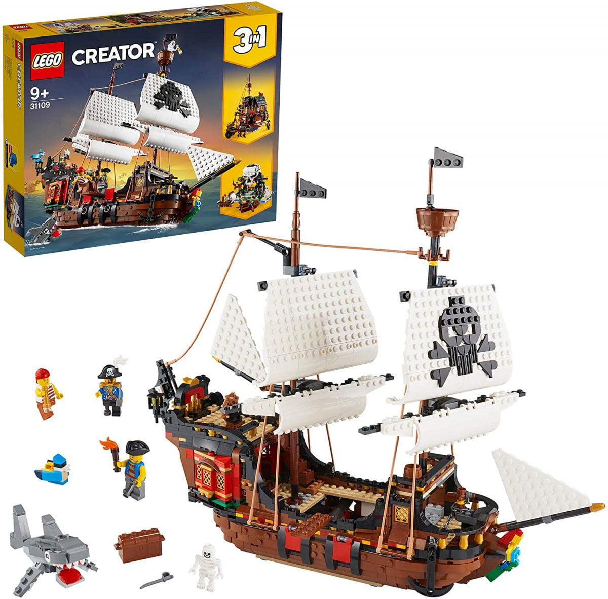  LEGO Bateau Pirates 3-en-1 - Dès 9 ans