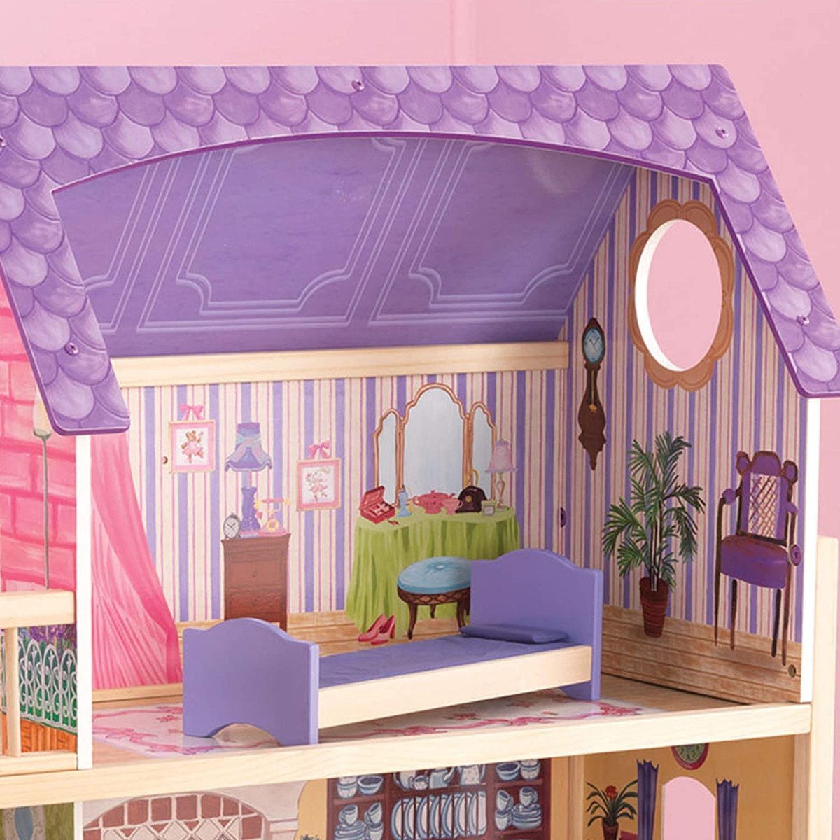  Maison de poupée géante en Bois - 5 pièces - Kidkraft Kayla