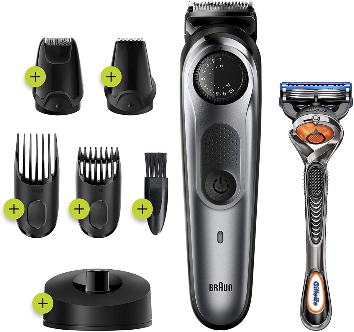  Tondeuse à Barbe et Cheveux sans fil pour Barbe moyenne - BRAUN BT7240