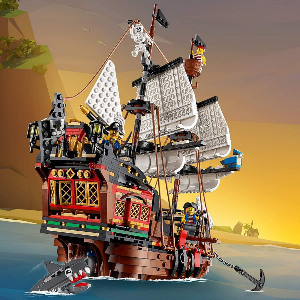  LEGO Bateau Pirates 3-en-1 - Dès 9 ans