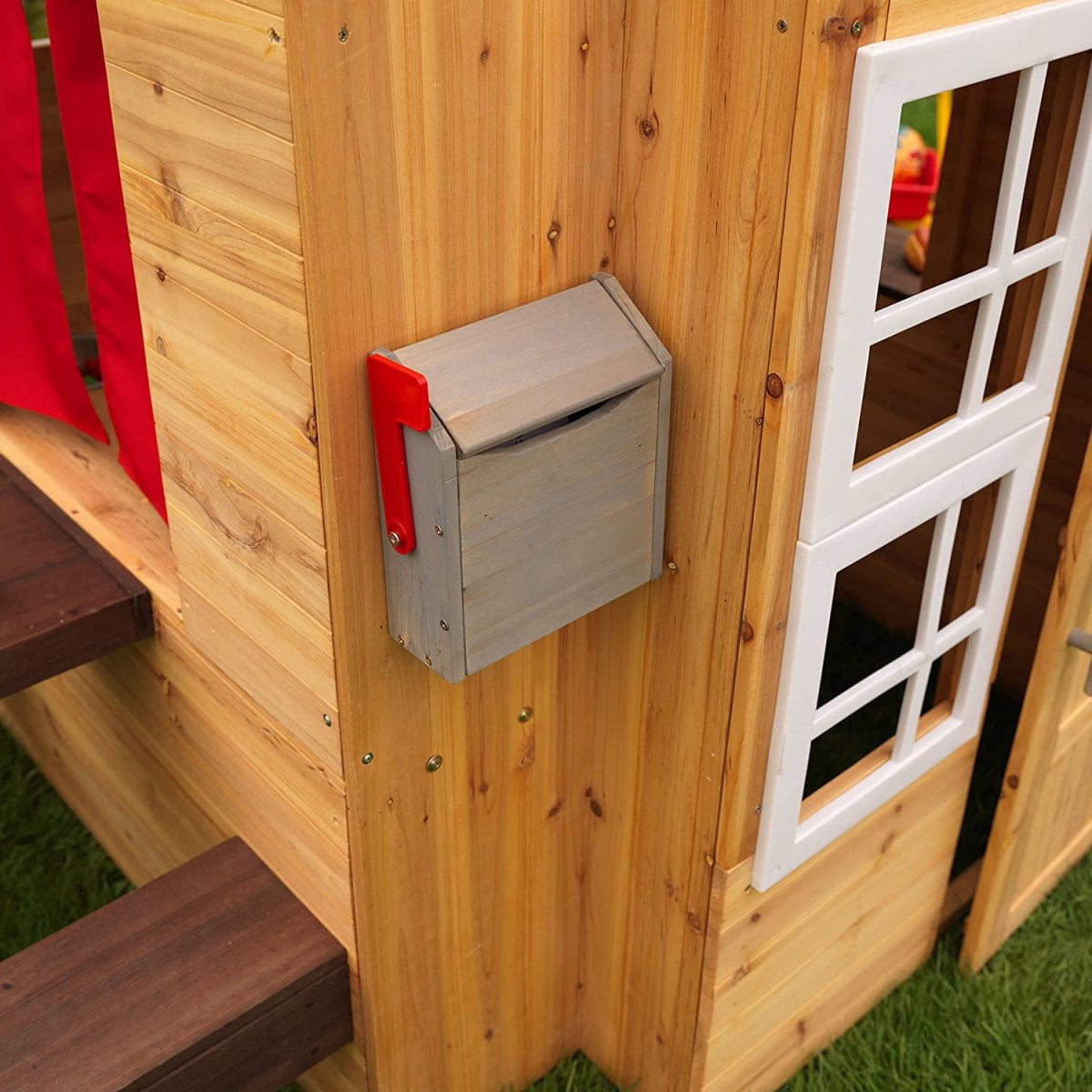  Cabane en bois pour enfants - Avec cuisine, table de pic-nic et accessoires