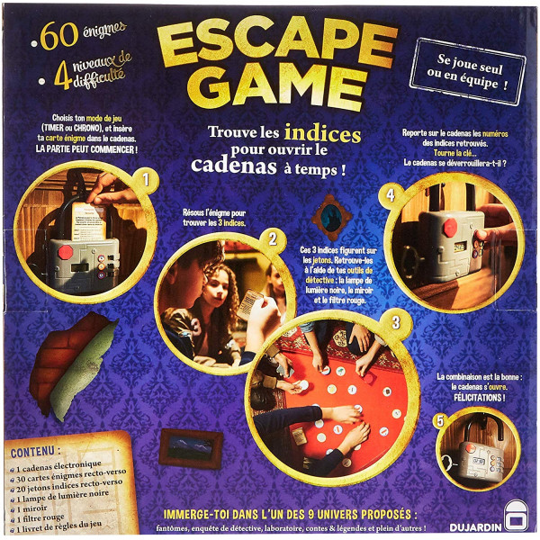  Le cadenas électronique - Escape Game pour Enfants - DUJARDIN