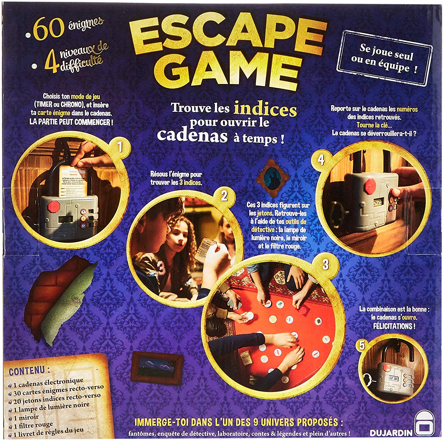  Le cadenas électronique - Escape Game pour Enfants - DUJARDIN