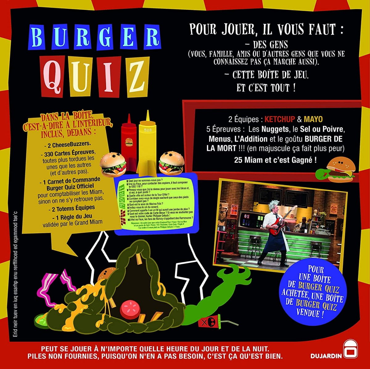  Burger Quiz - Le jeu de société délirant - Nouvelle Édition