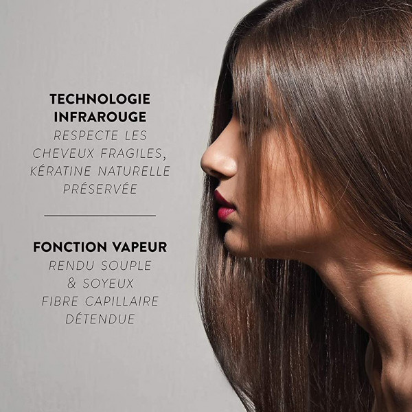  Lisseur à cheveux vapeur et infrarouge - STEAM PROTECT - Jean-Louis David