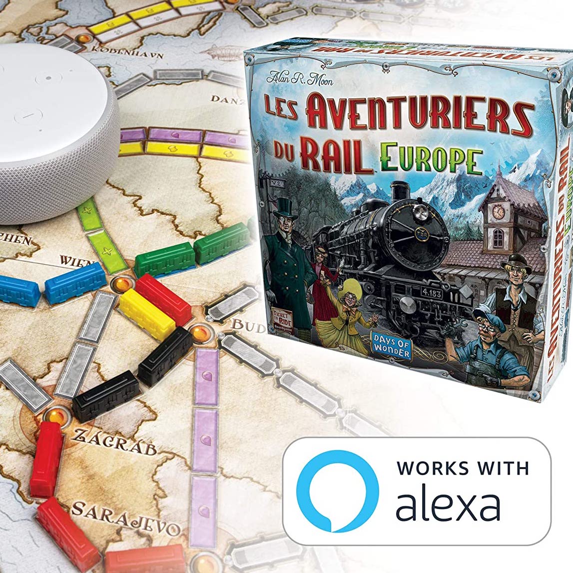  Jeu de société - Les Aventuriers du Rail - Edition Europe