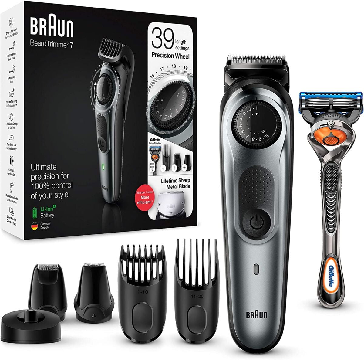 Tondeuse à barbe BRAUN pour barbe moyenne - Accessoire homme 91yjUMgl-4L._AC_SL1500_