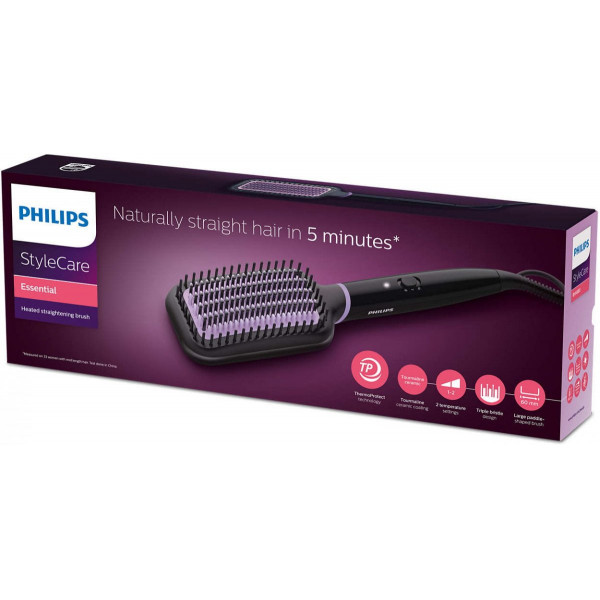  Brosse lissante pour cheveux - Philips BHH880/00 - Céramique et tourmaline