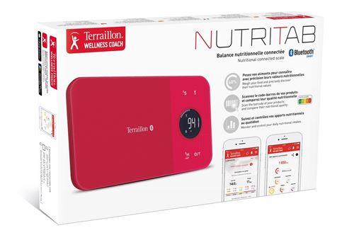  Balance de cuisine nutritionnelle connectée - 5kg - TERRAILLON NUTRITAB